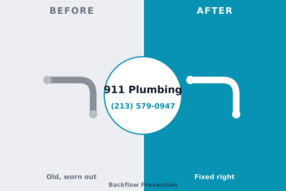 Before and after: plumbing repair Raytown, MO